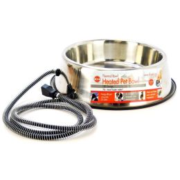 K&H Pet Products Stainless Steel Heated Water Bowl