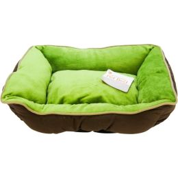 K&H Pet Products Self Warming Sleeper Lounge - Mocha & Green