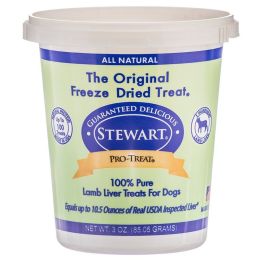 Stewart Pro-Treat 100% Freeze Dried Lamb Liver for Dogs