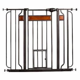 Carlson Design Paw Extra Tall Expandable Pet Gate with Door