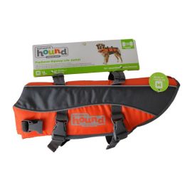 Outward Hound Pet Saver Life Jacket - Orange & Black (size: Medium - Dogs 20-50 lbs (Girth 22"-29"))