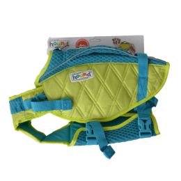 Outward Hound Standley Sport Life Jacket for Dogs - Green/Blue (size: Medium - 30-55 lbs - (21"-27" Girth))