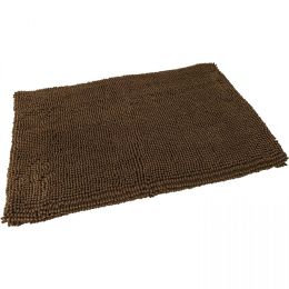 Spot Clean Paws Chocolate Pet Bed (size: 31" Long)