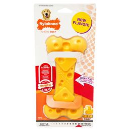Nylabone Power Chew Cheese Bone Dog Toy (size: Giant (Dogs up to 50 lbs))