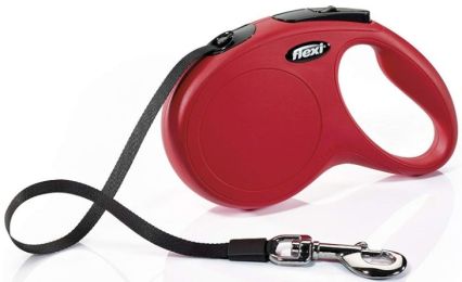 Flexi Classic Red Retractable Dog Leash (size: Medium 16' Long)